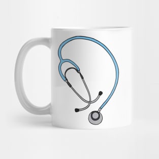 Stethoscope Doctor Nurse Illustration Mug